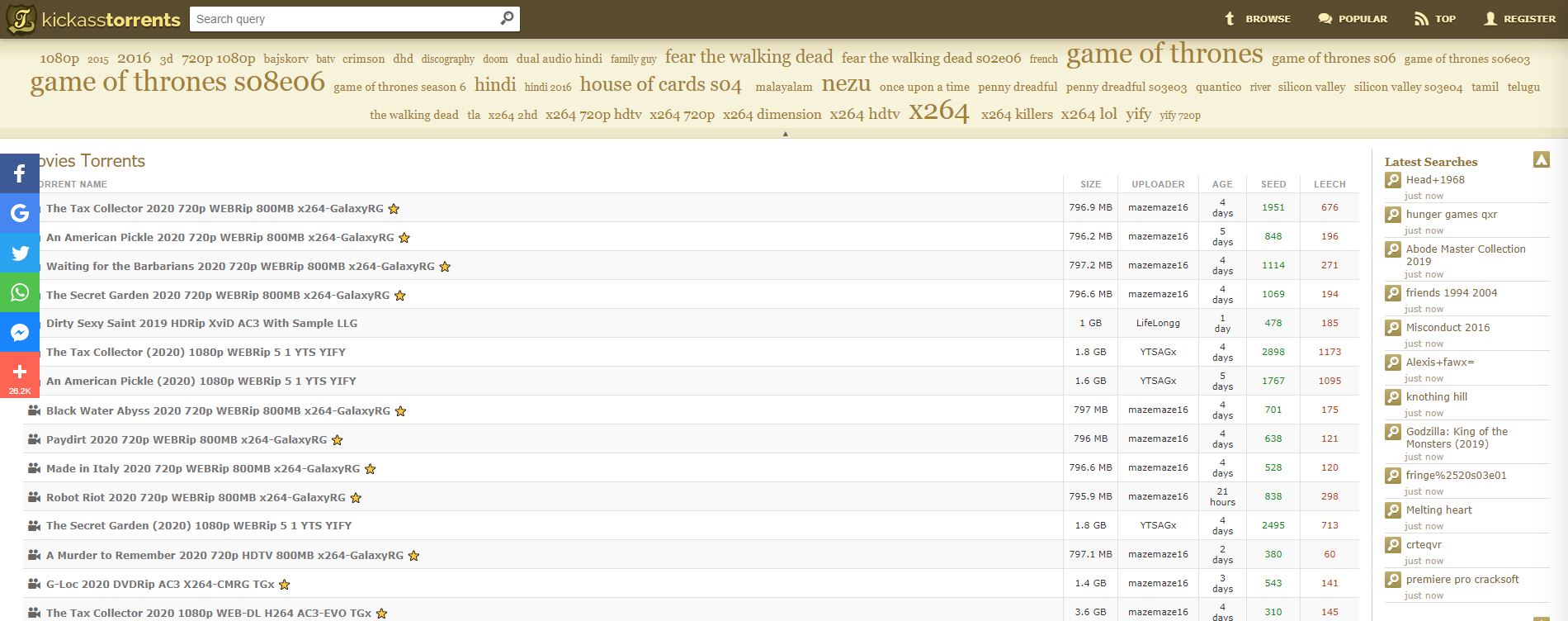 kickass torrent site